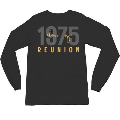 Classic Retro Vintage Class Of 1975 Reunion 50th Graduation Unisex Long Sleeve T-Shirt - Best Gift Smart