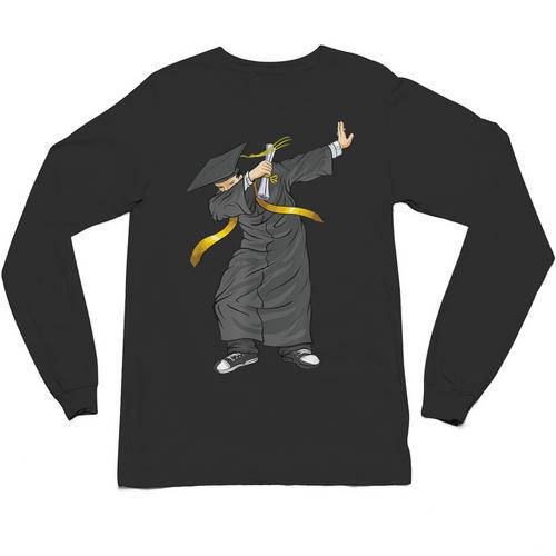 Cool Graduation Dab Dabbing Senior 2019 Grad Unisex Long Sleeve T-Shirt - Best Gift Smart