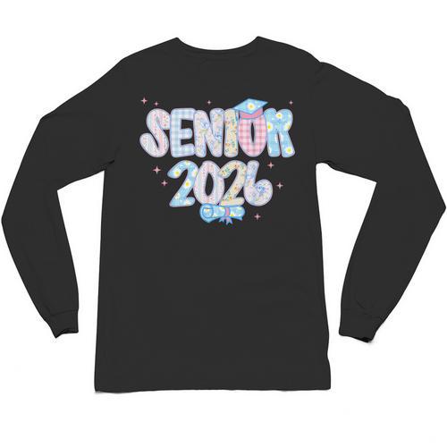 Coquette Senior-Class Of 2026 Preppy Graduation Graduate Unisex Long Sleeve T-Shirt - Best Gift Smart