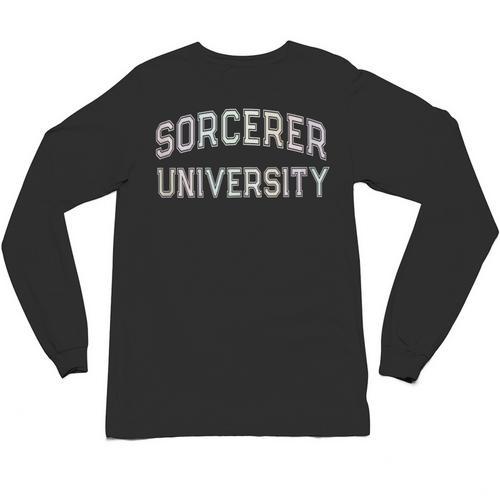 Crazy Sarcastic SORCERER UNIVERSITY Introvert Anti Social Unisex Long Sleeve T-Shirt - Raresse