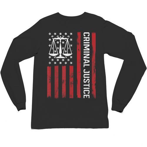 Criminal Justice Major College Student Graduate Graduation Unisex Long Sleeve T-Shirt - Best Gift Smart
