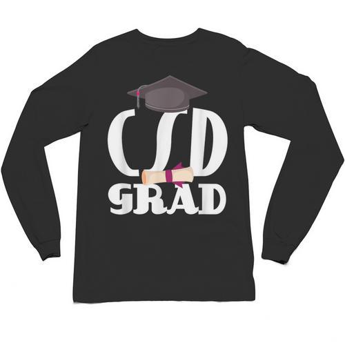 CSD Masters Graduation Men Women Son Daughter Unisex Long Sleeve T-Shirt - Best Gift Smart
