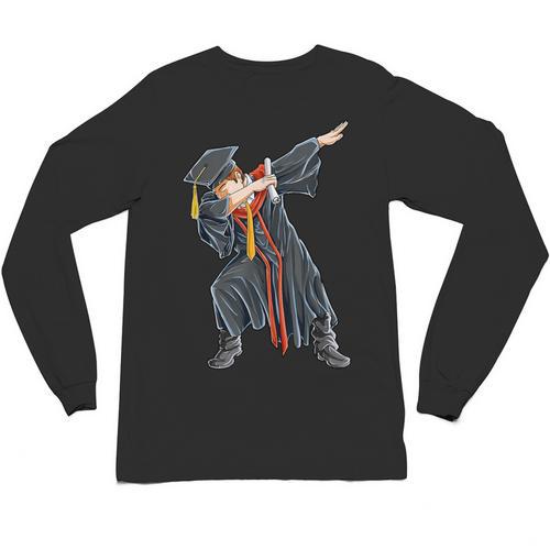 Dabbing Graduation Class Of 2020 Men Boys Kids Graduates Unisex Long Sleeve T-Shirt - Best Gift Smart