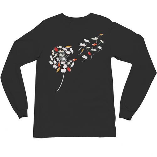 Dandelion Books Book Lover Reading Bookworm Reader Unisex Long Sleeve T-Shirt - Bookorys DE
