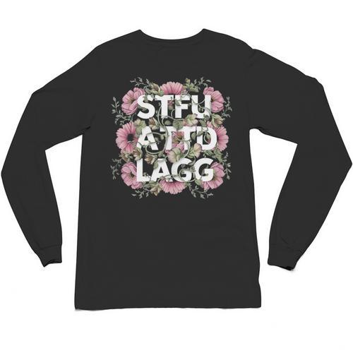 Dark Romance Romantasy Book Lover Shadow Daddy STFUATTDLAGG Unisex Long Sleeve T-Shirt - Bookorys CA