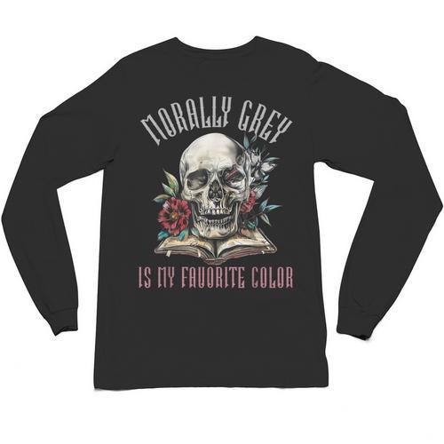 Dark Romance Spicy Fairy Tales Morally Grey Books Villain Unisex Long Sleeve T-Shirt - Bookorys DE