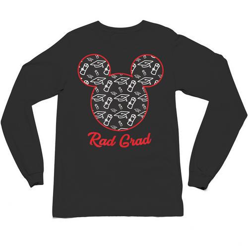 Disney Graduation Rad Grad Unisex Long Sleeve T-Shirt - Best Gift Smart