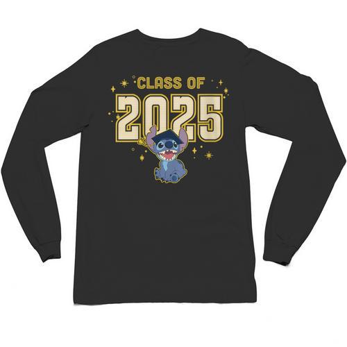 Disney Lilo & Stitch Graduation 2025 Stitch Collegiate Unisex Long Sleeve T-Shirt - Best Gift Smart