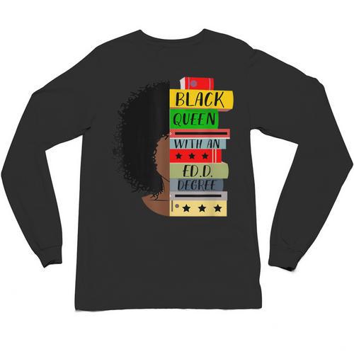 EdD Doctor Of Education Book Degree Doctorate Graduation Unisex Long Sleeve T-Shirt - Best Gift Smart
