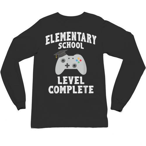 Elementary School Graduation Gamer Graduate Unisex Long Sleeve T-Shirt - Best Gift Smart