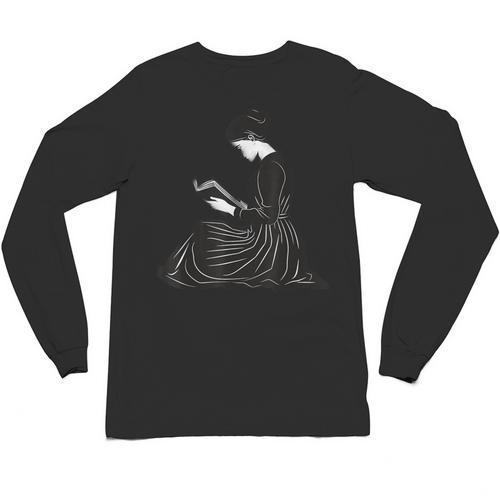 Emily Dickinson Reading A Book Unisex Long Sleeve T-Shirt - Bookorys DE