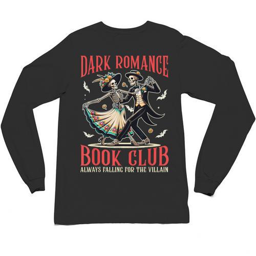 Enemies To Lovers Villain Reading Dark Romance Book Club Unisex Long Sleeve T-Shirt - Bookorys CA