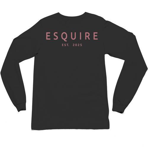 Esquire Est 2025 Women Attorney Lawyer Law School Graduation Unisex Long Sleeve T-Shirt - Best Gift Smart