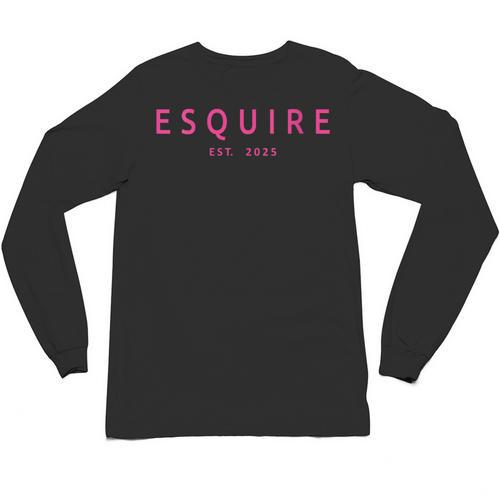 Esquire Est 2025 Women Lawyer Attorney Law School Graduation Unisex Long Sleeve T-Shirt - Best Gift Smart