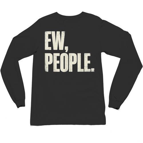 EW People Introvert Sarcastic Graphic Style Unisex Long Sleeve T-Shirt - Raresse