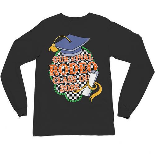 Our Final Rodeo Class Of 2025 Rodeo Western Graduation Texas Unisex Long Sleeve T-Shirt - Best Gift Smart