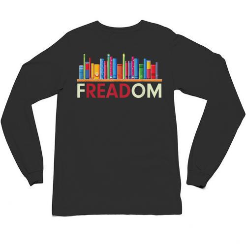 Freadom Anti-Banned Books – Read Banned Books Library Unisex Long Sleeve T-Shirt - Bookorys AU