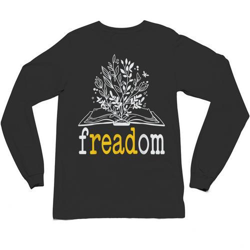 Freadom Freedom Read Banned Books Librarians Unisex Long Sleeve T-Shirt - Bookorys AU