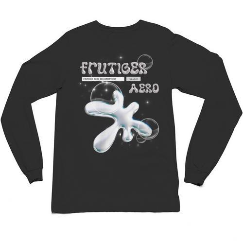 Frutiger Aero Y2K Fashion Trends Statement Piece Tech Orb Unisex Long Sleeve T-Shirt - Figerry