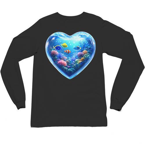 Frutiger Aero Y2K Heart Unisex Long Sleeve T-Shirt - Figerry