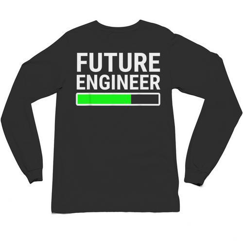 Future Engineer Loading Bar Cool Graduation Unisex Long Sleeve T-Shirt - Best Gift Smart