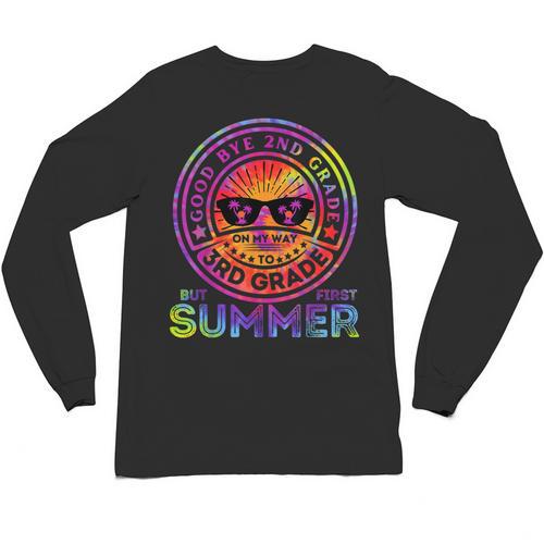 Goodbye 2nd Grade Graduation To 3rd Grade First Summer Kids Unisex Long Sleeve T-Shirt - Best Gift Smart