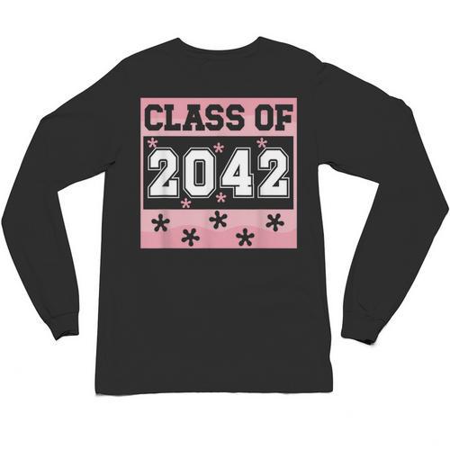 Graduating Class Of 2042 First Day Of School 2042 Graduation Unisex Long Sleeve T-Shirt - Best Gift Smart