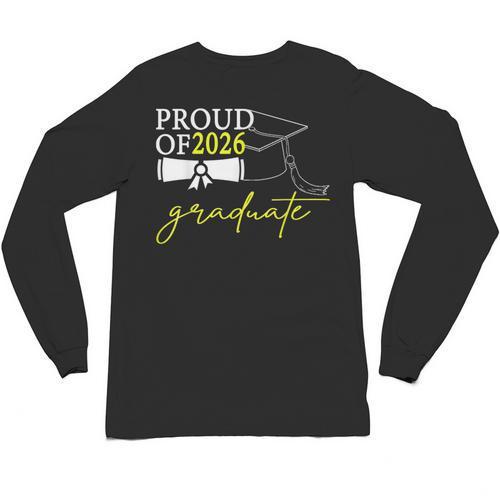 Graduation Decorations 2026 Proud Of 2026 Graduate Occaion Unisex Long Sleeve T-Shirt - Best Gift Smart