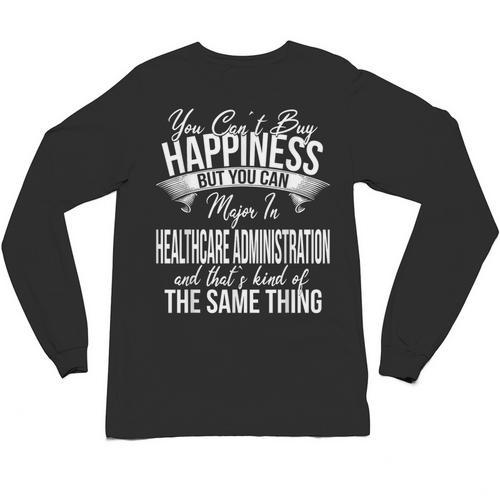 Graduation Healthcare Administration Major Unisex Long Sleeve T-Shirt - Best Gift Smart
