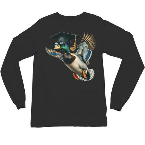 Graduation Mallard Duck Hunter Hunting Season Grad Hunting Unisex Long Sleeve T-Shirt - Best Gift Smart