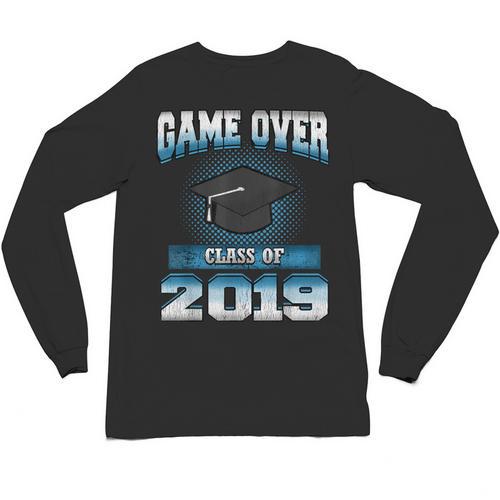 Graduation Shirt Class Of 2019 High School College Unisex Long Sleeve T-Shirt - Best Gift Smart