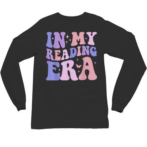 Groovy In My Reading Era Book Lovers Book Reader Unisex Long Sleeve T-Shirt - Bookorys AU