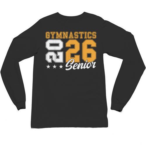 Gymnastics Senior Night Gymnastics Senior 2026 Graduation 17 Unisex Long Sleeve T-Shirt - Best Gift Smart