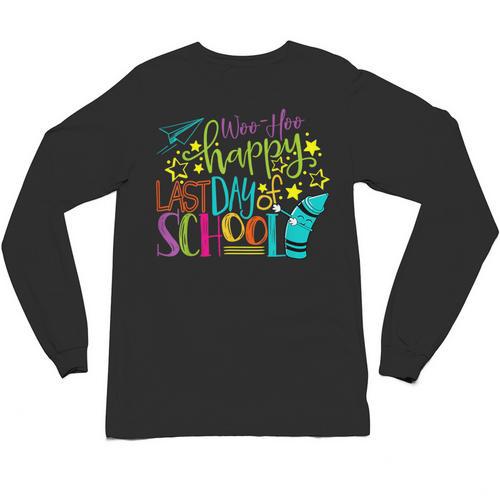 Happy Last Day Of School Student Teacher Graduation Unisex Long Sleeve T-Shirt - Best Gift Smart