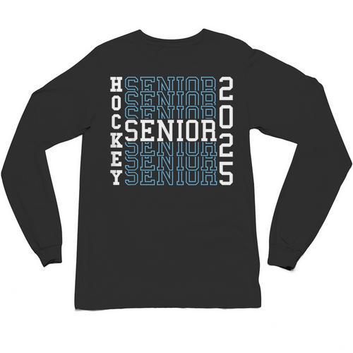 Hockey Senior Night Hockey Senior 2025 Graduation 50 Unisex Long Sleeve T-Shirt - Best Gift Smart