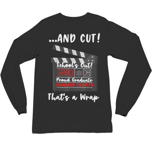 Homeland Security Degree Graduation Film Clapper Unisex Long Sleeve T-Shirt - Best Gift Smart