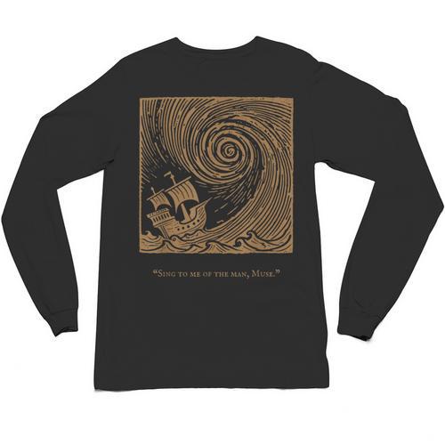 Iliad Odyssey Homer Ancient Greek History Book Odyssey Unisex Long Sleeve T-Shirt - Bookorys CA