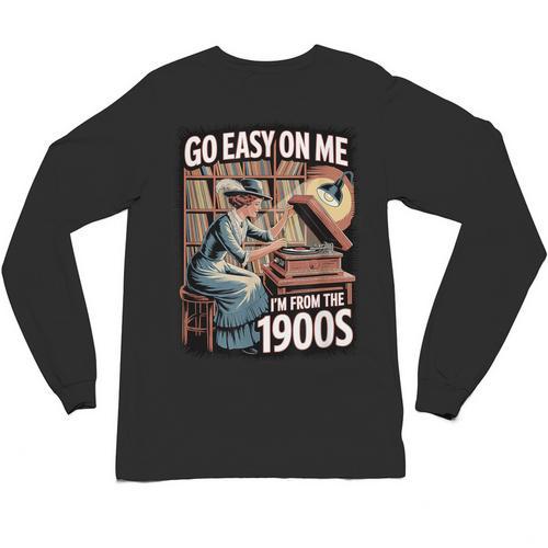 I'm From The 1900s Vinyl Record Lover For Women Unisex Long Sleeve T-Shirt - Figerry