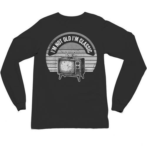 I'm Not Old I'm Classic Retro TV Nostalgia Unisex Long Sleeve T-Shirt - Figerry