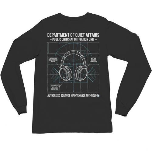 Introvert Anti Social Public Chitchat Mitigation Unisex Long Sleeve T-Shirt - Raresse