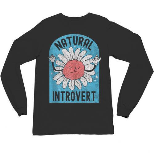 Introvert Cute Anti-Social Shy Person Inner Strength Unisex Long Sleeve T-Shirt - Raresse