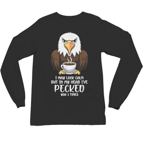 Introvert Eagle And Coffee Lovers Unisex Long Sleeve T-Shirt - Raresse
