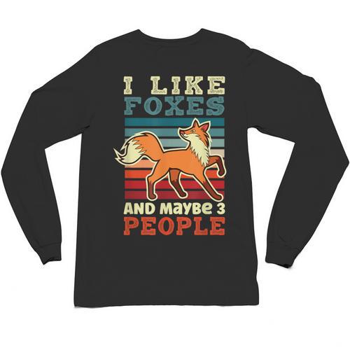 Introvert Fox Animal Lover Saying Loner Antisocial Unisex Long Sleeve T-Shirt - Raresse
