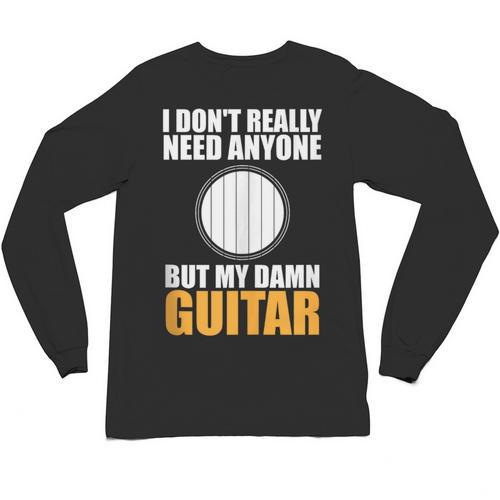 Introvert Guitarist Only Need Guitar Enjoy Acoustic Music Unisex Long Sleeve T-Shirt - Raresse