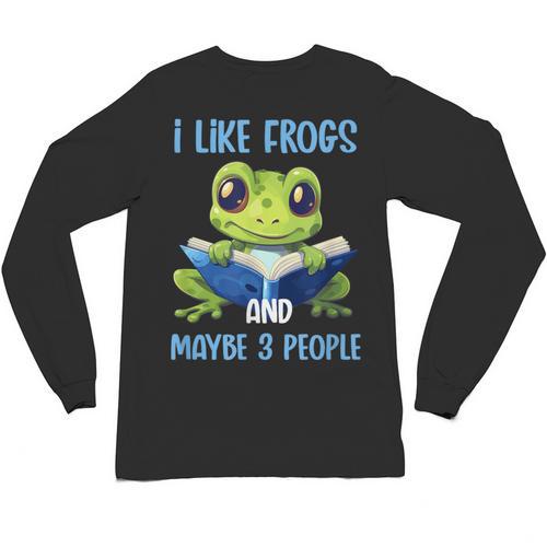 Introvert Herpetologists Amphibian Frog Lover Unisex Long Sleeve T-Shirt - Raresse