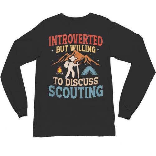 Introvert's Scouting Passion Unisex Long Sleeve T-Shirt - Raresse
