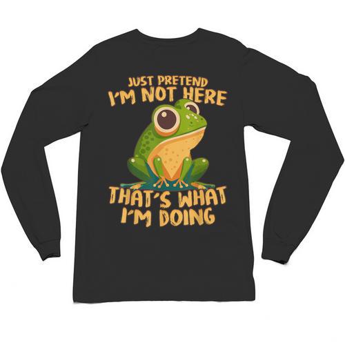 Introverts Thats What Im Doing Just Pretends Unisex Long Sleeve T-Shirt - Raresse