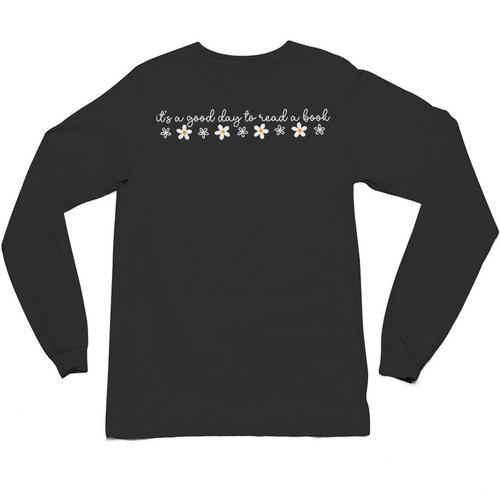 Its A Good Day To Read A Book Daisy Reading Teacher Bookish Unisex Long Sleeve T-Shirt - Bookorys DE