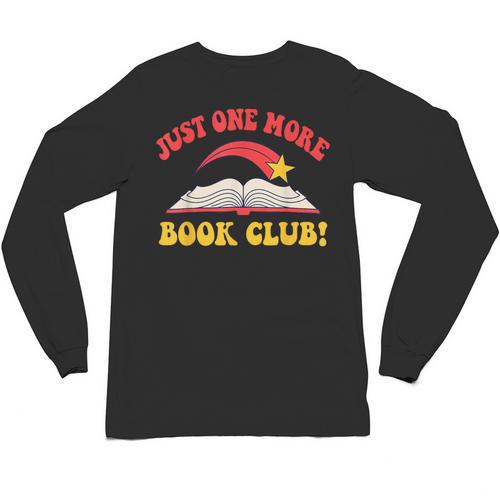 Just One More Book Club Bookish Hippie Unisex Long Sleeve T-Shirt - Bookorys DE
