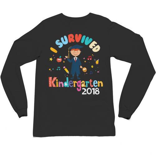 Kindergarten Graduation 2018 T Shirt Graduate Unisex Long Sleeve T-Shirt - Best Gift Smart